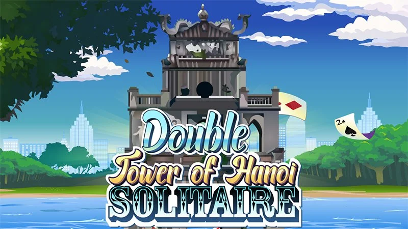 Double Tower of Hanoi Solitaire